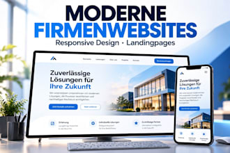 create a modern website for your german business