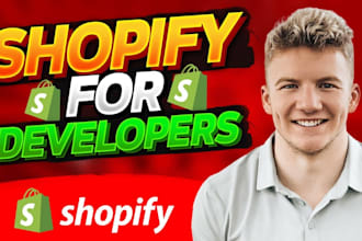 build shopify logo UI UX ecommerce website development and store design