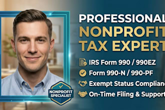 prepare and file irs form 990 990ez 990n 990pf for nonprofit