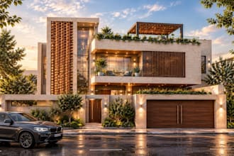 create professional revit 3d models and architectural drawings