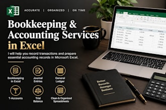 recommended bookkeeping, journal entries and trial balance in excel