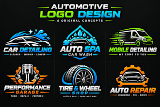 design a professional automotive car logo