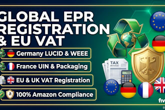 do global epr registration, germany lucid, weee, eu vat