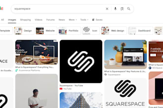 design squarespace website, squarespace landing page website design