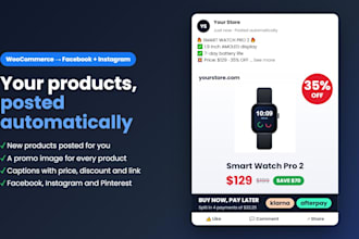 auto post your woocommerce products to facebook and instagram