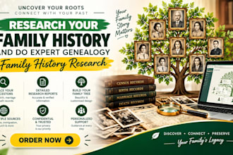 research your family history and do expert genealogy family history research