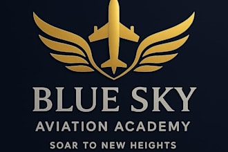 design a professional aviation, airplane, airline and aircraft logo