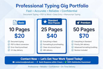 do fast bengali english typing and data entry