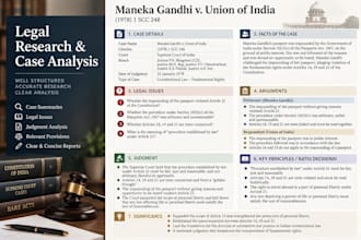 provide legal research, legal writing and drafting support
