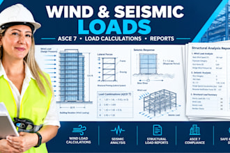 wind load calculations seismic analysis asce 7 structural load calculations