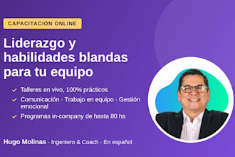 teach leadership and soft skills to your team online in spanish