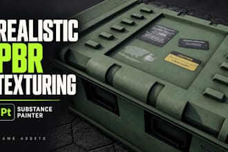 create realistic pbr textures for your 3d models in substance painter