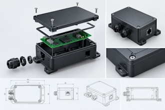 design sheet metal parts, enclosures, plastic parts and mechanisms in cad