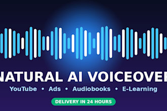 record a natural ai voiceover for your youtube video, ad or audiobook