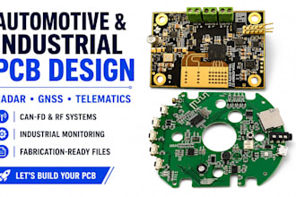 design automotive radar, gnss, telematics and industrial rf pcb layouts