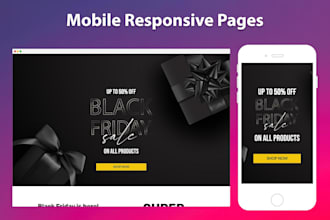 build black friday bfcm shopify landing page cyber monday shopify store redesign