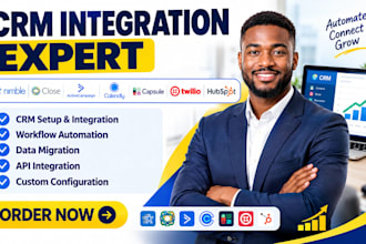 connect nimble, close, activecampaign, calendly, capsule CRM, twilio, hubspot