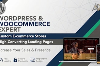design wordpress woocommerce store