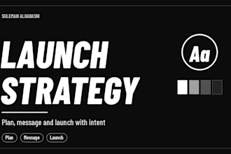plan your product or business launch strategy