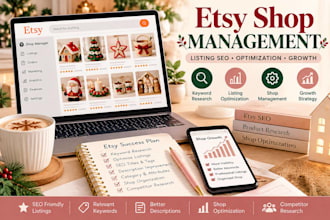 be your etsy shop manager and optimize your etsy listings