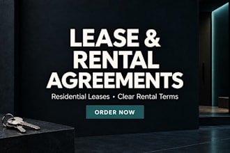 write residential lease rental agreement commercial lease tenancy agreement poa