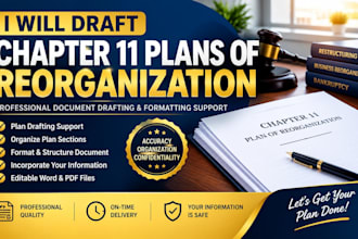 draft chapter 11 plans of recognization