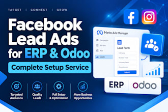 set up facebook lead ads for erp and software businesses