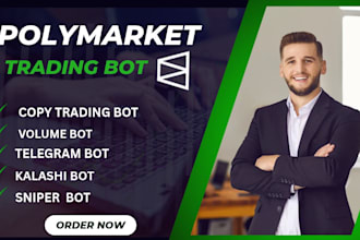 code custom polymarket bot polymarket trading bot or arbitrage bot setup