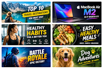 make professional yotube thumbnails