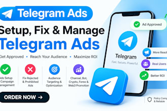 fix telegram ad, fix decline ad, resolve telegram ad, fix ad destination