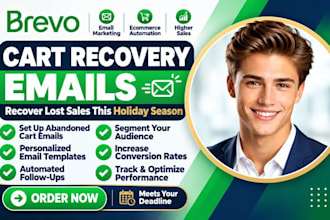 create brevo cart recovery email to recovery holiday brevo ecommerce sales