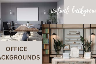 design professional custom virtual backgrounds for zoom meetings