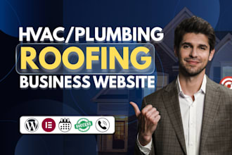 design hvac, roofing and plumbing websites