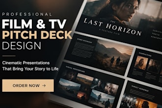 design film tv series pitch deck movie presentation and cinematic pitch deck