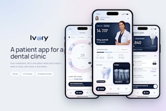 design mobile app UI UX for your healthcare or clinic app
