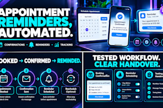 automate appointment reminders and booking confirmations