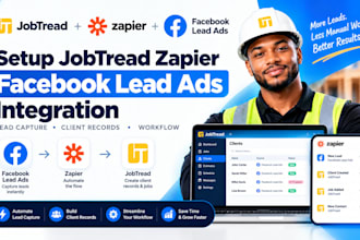 setup jobtread zapier facebook lead ads integration lead capture client records