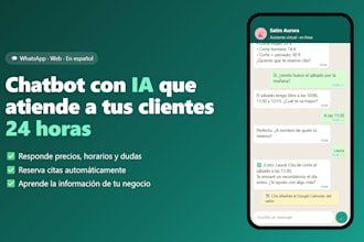 build a spanish ai chatbot for whatsapp or your website