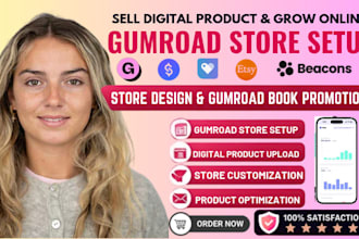 create, set up, and customize your gumroad store