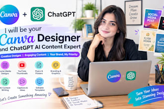 be your canva designer and chatgpt ai content expert