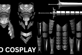3d printing custom miniatures cosplay props resin pla painting models service