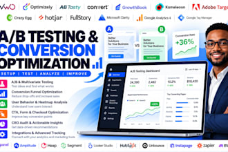 setup vwo optimizely ab tasty convert growthbook a b testing cro analytic