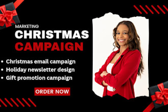 create christmas email campaigns gift promotions holiday newsletter