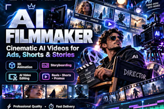be your ai filmmaker for cinematic short films, movie trailers, and micro