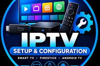 set up iptv apps on smart TV, firestick and android TV