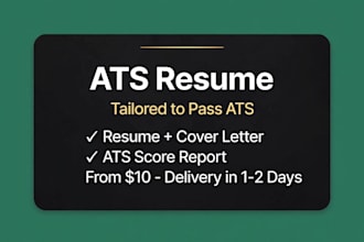 tailor your resume and cover letter to pass ats