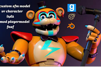 create custom sfm model, port, edit, gmod playermodel, l4d2, tf2, vrc character