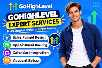 do gohighlevel sales funnel, appointment booking, calendar and account setup