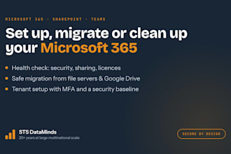 set up, migrate or clean up your microsoft 365 and sharepoint