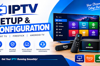 expertly set up iptv apps on smart tvs, firestick